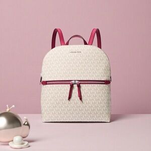 Michael Kors Dallas Medium Signature Logo Backpack